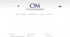 Desktop Screenshot of csmlaw.com